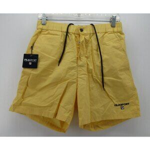 VINTAGE Fila Swim Trunks Medium 90s 5” Fly Front Bathing Suit NWT *